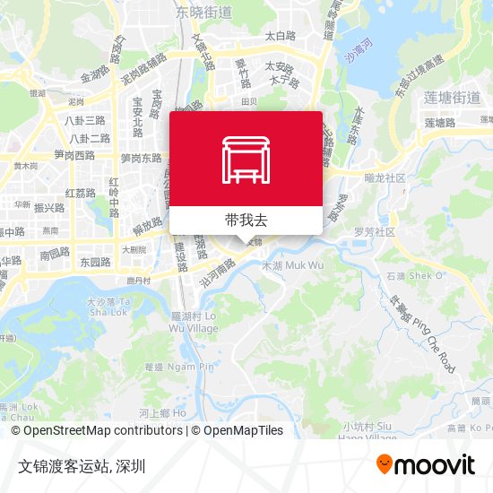 文锦渡客运站地图