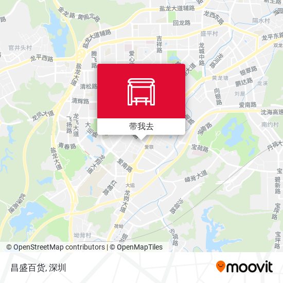 昌盛百货地图