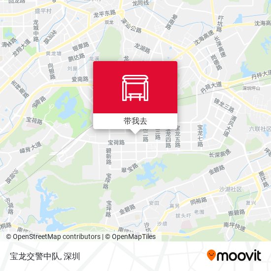 宝龙交警中队地图