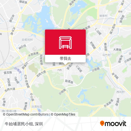 牛始埔居民小组地图