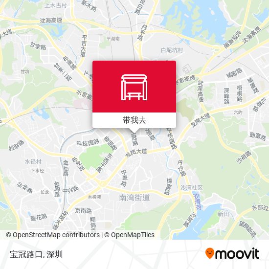 宝冠路口地图