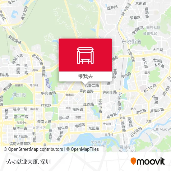 劳动就业大厦地图