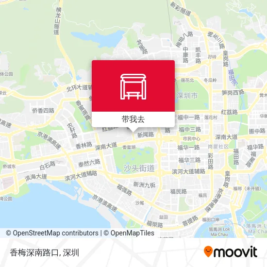 香梅深南路口地图