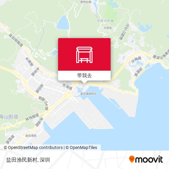 盐田渔民新村地图
