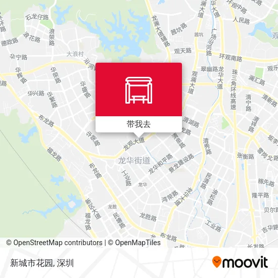 新城市花园地图