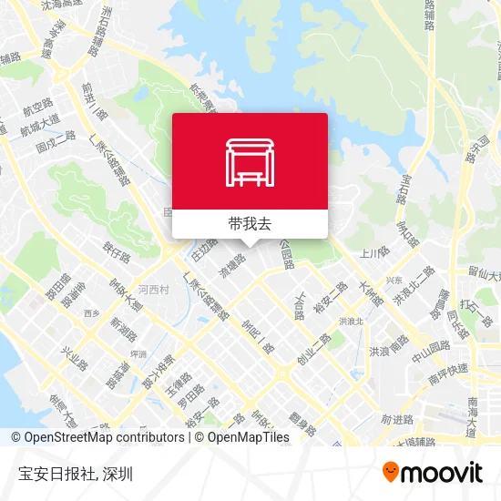 宝安日报社地图