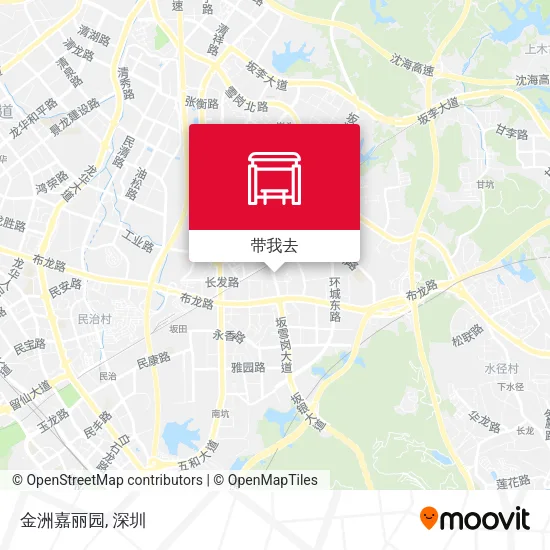 金洲嘉丽园地图