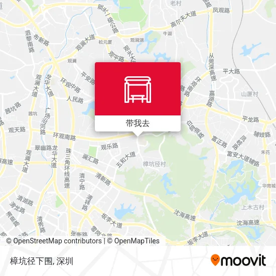 樟坑径下围地图