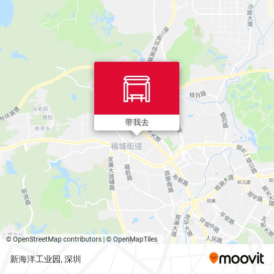 新海洋工业园地图