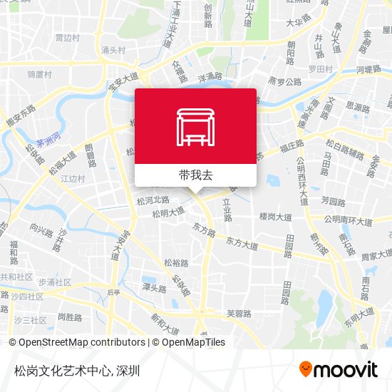 松岗文化艺术中心地图