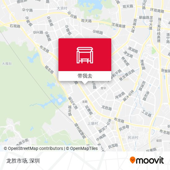 龙胜市场地图