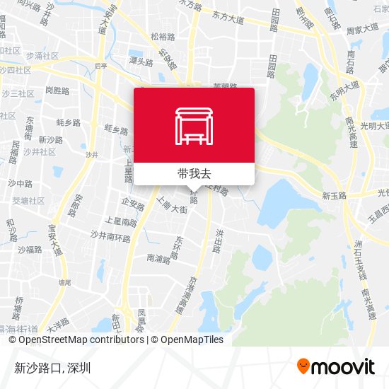 新沙路口地图