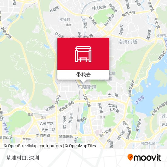 草埔村口地图
