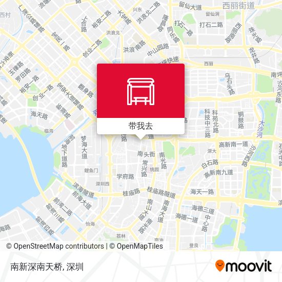 南新深南天桥地图