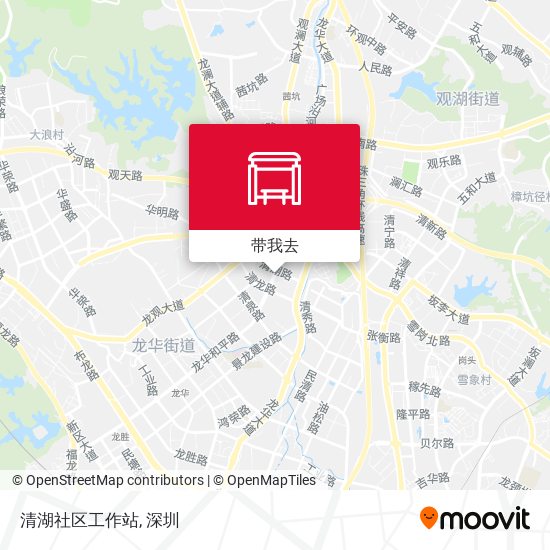 清湖社区工作站地图