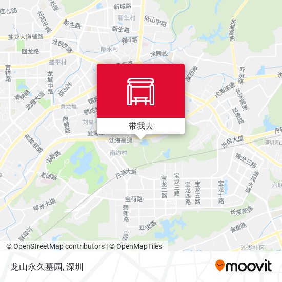 龙山永久墓园地图
