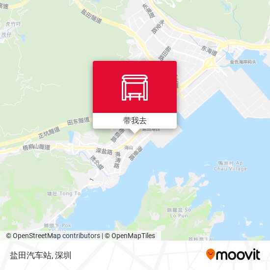 盐田汽车站地图