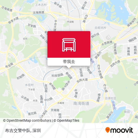 布吉交警中队地图