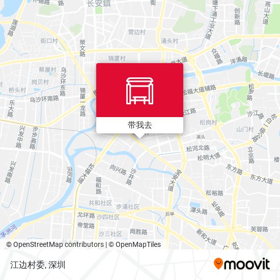 江边村委地图