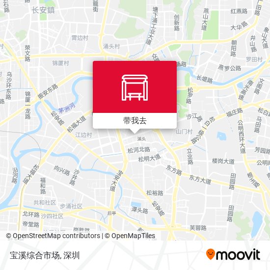 宝溪综合市场地图