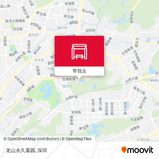龙山永久墓园地图