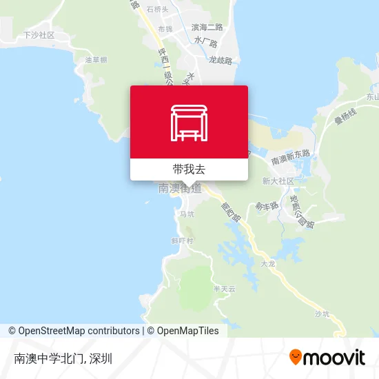 南澳中学北门地图
