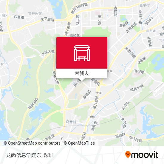 龙岗信息学院东地图