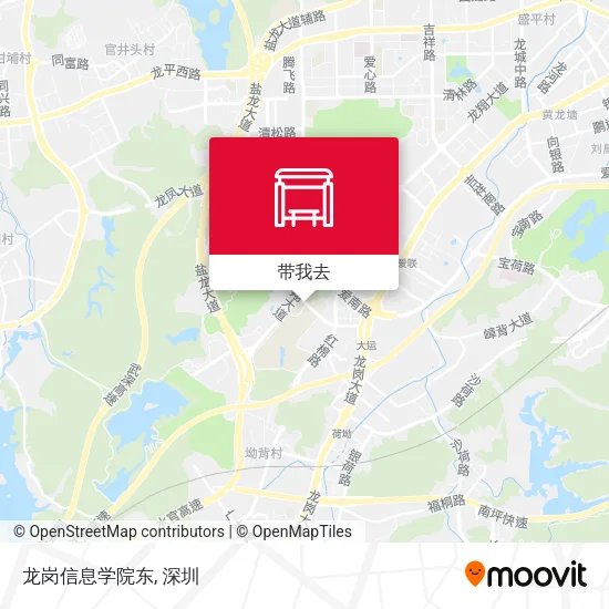 龙岗信息学院东地图