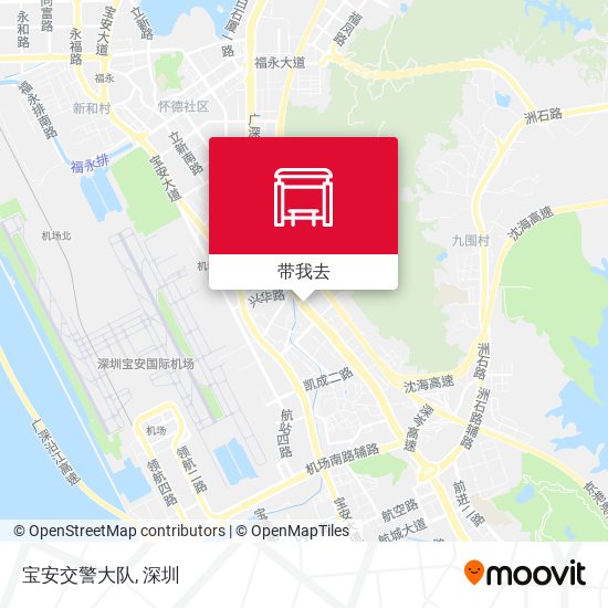 宝安交警大队地图