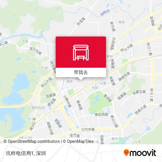 坑梓电信局1地图