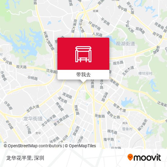 龙华花半里地图
