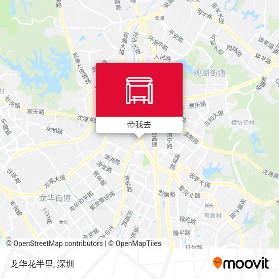 龙华花半里地图