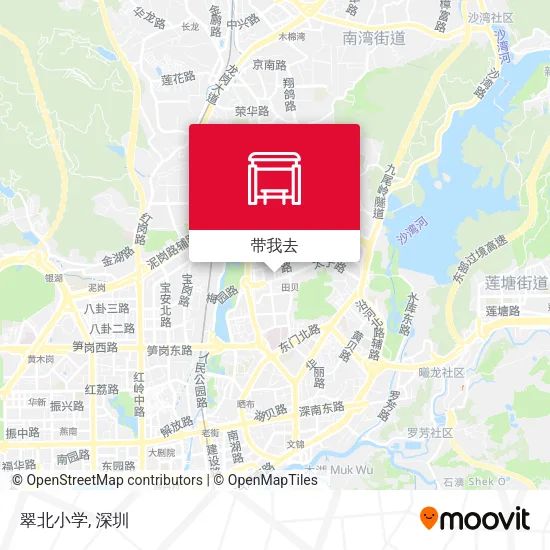 翠北小学地图