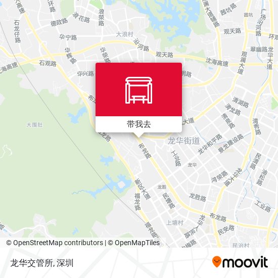 龙华交管所地图