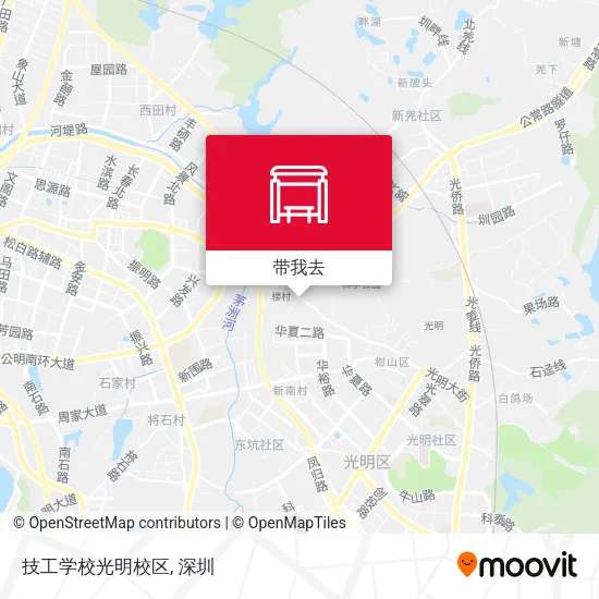 技工学校光明校区地图