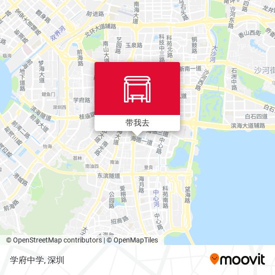 学府中学地图