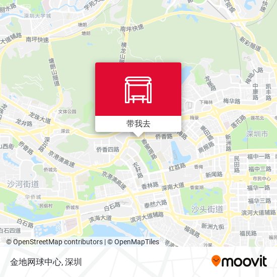 金地网球中心地图