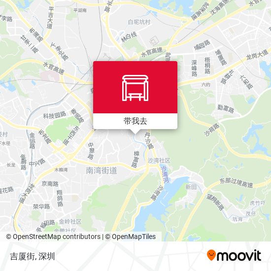 吉厦街地图