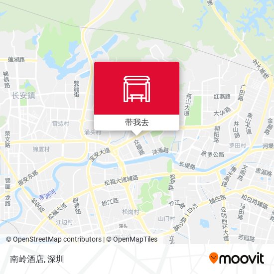 南岭酒店地图