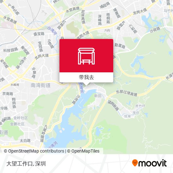大望工作口地图