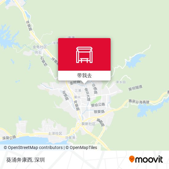 葵涌奔康西地图