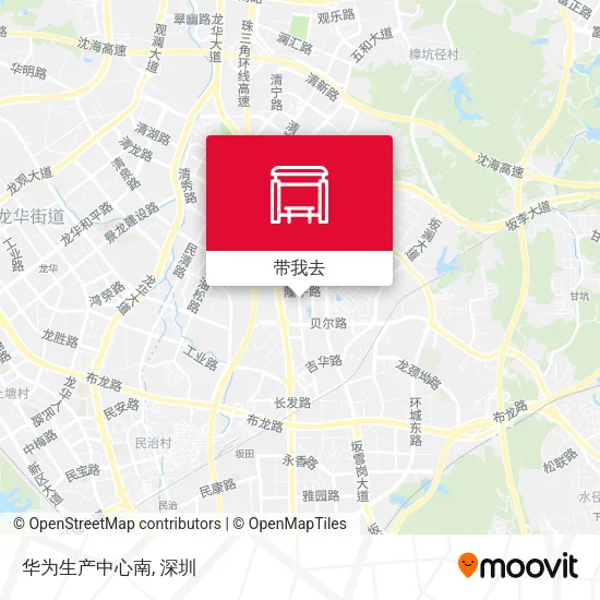 华为生产中心南地图