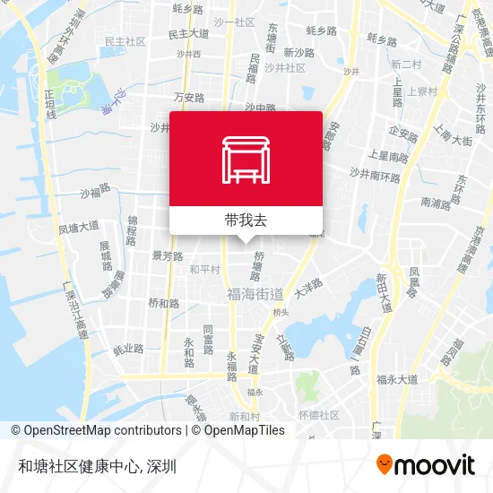 和塘社区健康中心地图