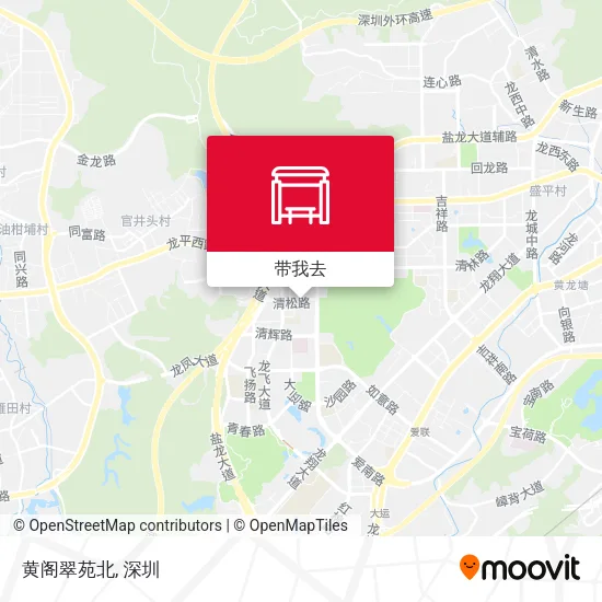 黄阁翠苑北地图