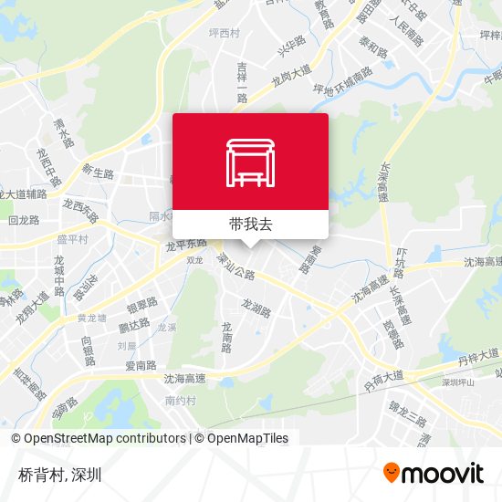 桥背村地图