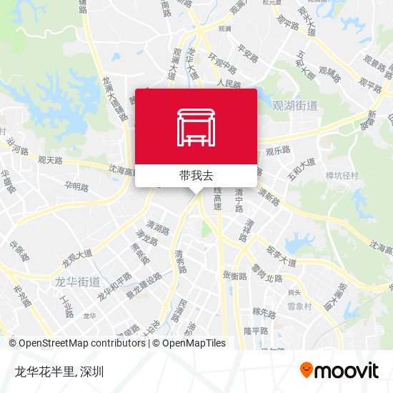 龙华花半里地图