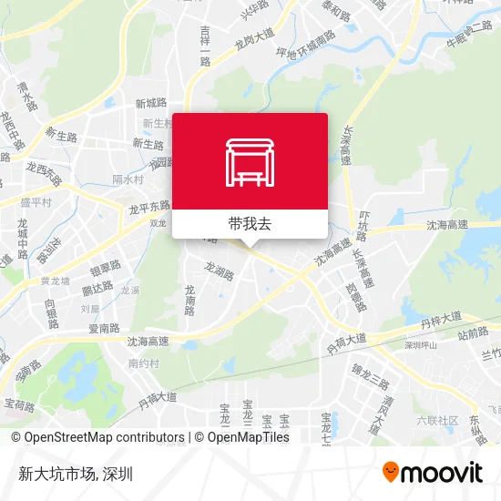 新大坑市场地图