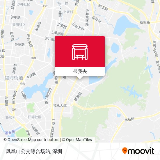 凤凰山公交综合场站地图