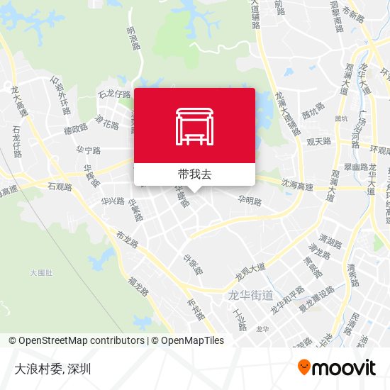 大浪村委地图
