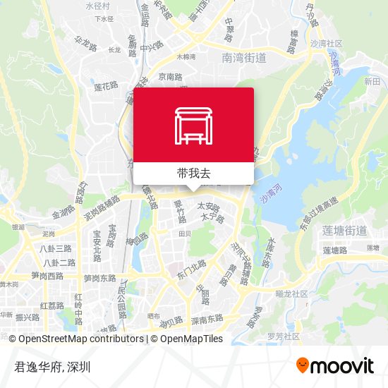 君逸华府地图